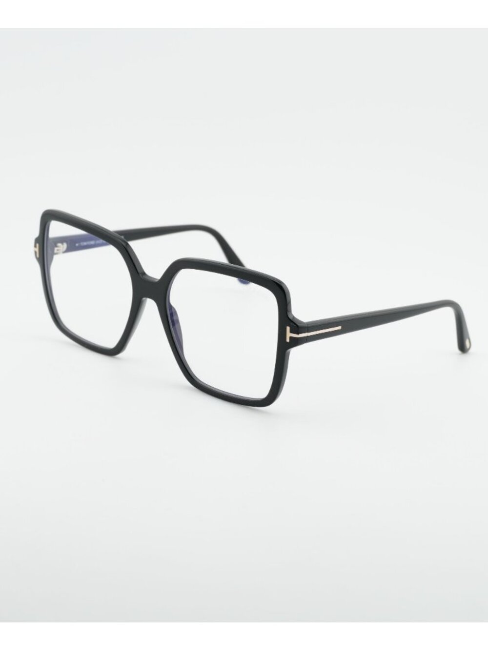 Tom Ford FT6063-B 001 Eyeglasses Black 56mm Square Frame, Blue Light Block